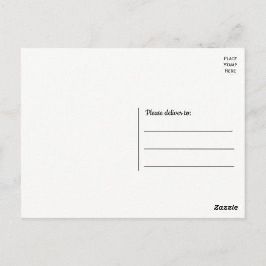 かわいいフレンチブルドッグの感謝の気持ち フレンチィ子犬の犬 ポストカード (裏面)