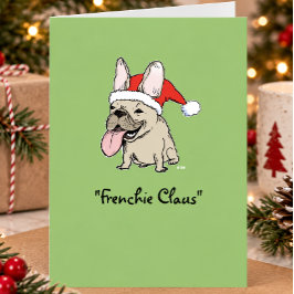 かわいいフレンチブルドッグ クリスマス サンタ