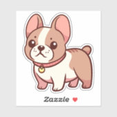 かわいいフレンチブルドッグ シール (シート)