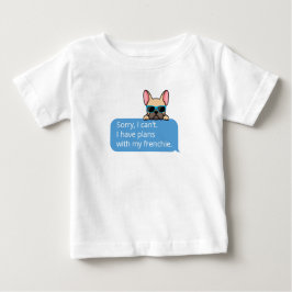 かわいいフレンチブルドッグ ベビーTシャツ