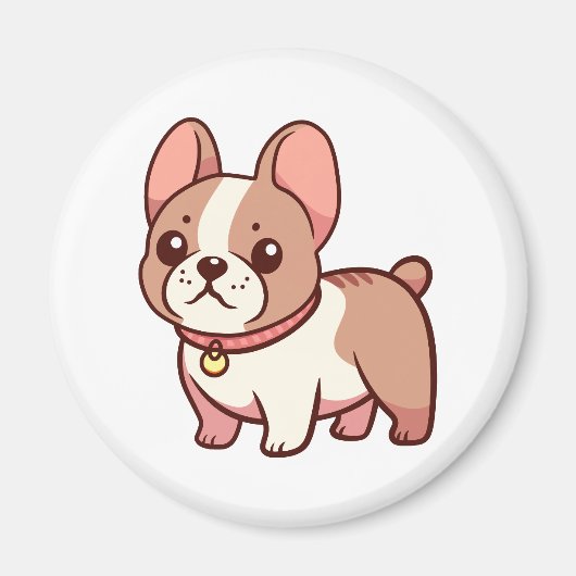 かわいいフレンチブルドッグ マグネット (正面)