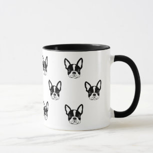 かわいいフレンチ・ブルドッグのマグ マグカップ