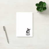 かわいいフレンチ・ブルドッグを話します ポストイット (オフィス)