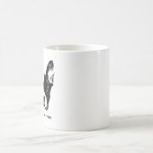 かわいいフレンチ・ブルドッグ犬の顔 コーヒーマグカップ (中央)