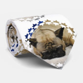 かわいいフレンチ・ブルドッグ ネクタイ (ロール)