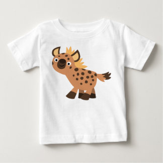 かわいいフレンドリーマンガハイエナベビーTシャツ ベビーTシャツ