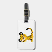 かわいいフレンドリー漫画ジャガー荷物タグ ラゲッジタグ (正面縦)