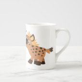 かわいいフレンドリー漫画ハイエナ ボーンチャイナマグカップ (右)