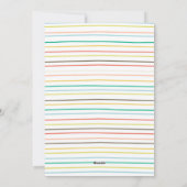 かわいいフレームホリデーフォトカード シーズンカード (裏面)