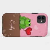 かわいいフロギーハートバルーンiPhone 5ケース Case-Mate iPhoneケース (裏面(横))