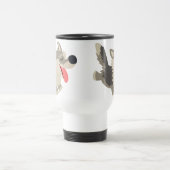 かわいいフロリコマンガウルフコミューターマグ トラベルマグ (中央)