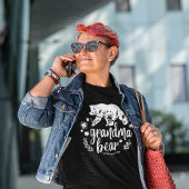 かわいいフローラおばあちゃんクマ |おばあちゃんのプレゼント Tシャツ