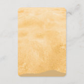 かわいいフローラかわいい可愛いかわいい赤ちゃんシャワー エンクロージャーカード (裏面)