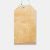 かわいいフローラかわいい可愛いかわいい赤ちゃんシャワー ギフトタグ (裏面)