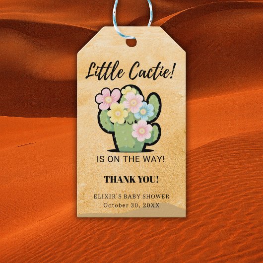 かわいいフローラかわいい可愛いかわいい赤ちゃんシャワー ギフトタグ