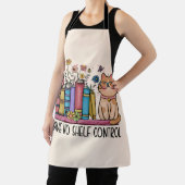 かわいいフローラの本と猫 エプロン (インサイチュ)