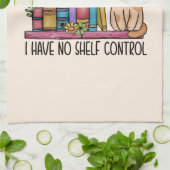 かわいいフローラの本と猫 キッチンタオル (折り畳み)