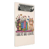 かわいいフローラの本と猫 ミニクリップボード (アングル)