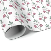 かわいいフローラの花 ラッピングペーパー (ロールコーナー)