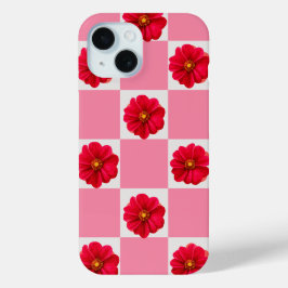 かわいいフローラの電話代 iPhone 15ケース