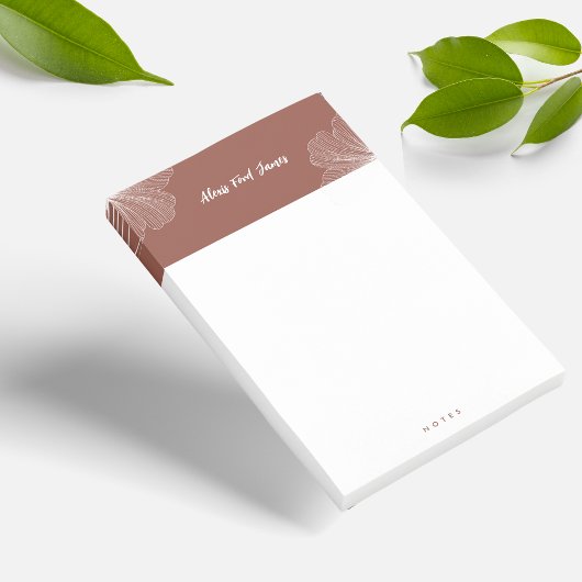 かわいいフローラれんが錆 ポストイット