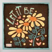 かわいいフローラインスパイアのインスピレーション ポスター (正面)