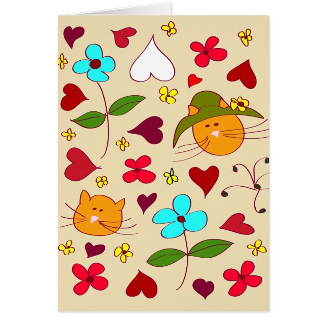 かわいいフローラキャットフラワーハット2 (正面)