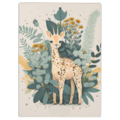 かわいいフローラキリン手帳 クリップボード (裏面)