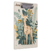 かわいいフローラキリン手帳 クリップボード (右)