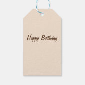 かわいいフローラキリン ギフトタグ (裏面)