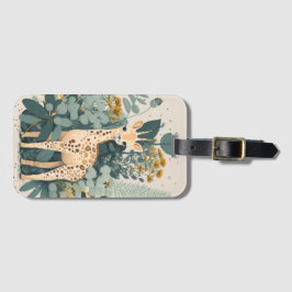 かわいいフローラキリン ラゲッジタグ