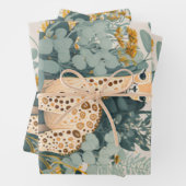 かわいいフローラキリン ラッピングペーパーシート (インサイチュ)