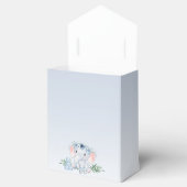 かわいいフローラゾウ男の子ベイビーシャワーありがとう フェイバーボックス (オープン)