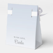 かわいいフローラゾウ男の子ベイビーシャワーありがとう フェイバーボックス (裏面サイド)