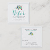 かわいいフローラゾウ紹介カード 紹介カード (正面/裏面)