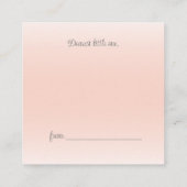 かわいいフローラゾウ赤ちゃんシャワーブックリクエスト エンクロージャーカード (裏面)