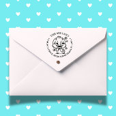 かわいいフローラダックテーマ セルフインキングスタンプ