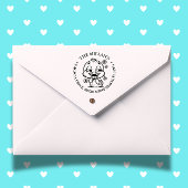 かわいいフローラダックテーマ セルフインキングスタンプ