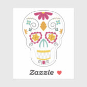 かわいいフローラデイオブザデッドカラベラシュガースカル シール (シート)