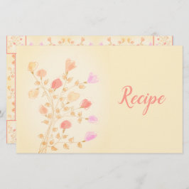 かわいいフローラデザイナーレシピ 便箋