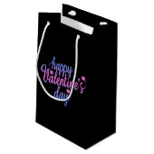 かわいいフローラハッピーバレンタインデー|抱き枕 スモールペーパーバッグ (裏面アングル)