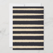 かわいいフローラハロウィーン小さなブーブベイビーシャワー 招待状 (裏面)