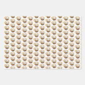 かわいいフローラハロウィーン ラッピングペーパーシート (正面2)