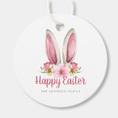 かわいいフローラバニー耳ハッピーイースター フェイバータグ
