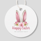 かわいいフローラバニー耳ハッピーイースター フェイバータグ