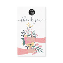 かわいいフローラバンチ腕イラストレーション感謝していユー