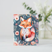 かわいいフローラフォックス紙シート (スタンド正面)