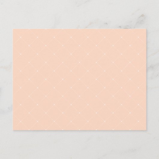 かわいいフローラブーケエレファントベビーガールベビーシャワー インビテーションポストカード (裏面)