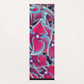 かわいいフローラプリントエクササイズヨガマット ヨガマット (裏面)