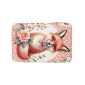かわいいフローラベビーキツネ バスマット (正面)
